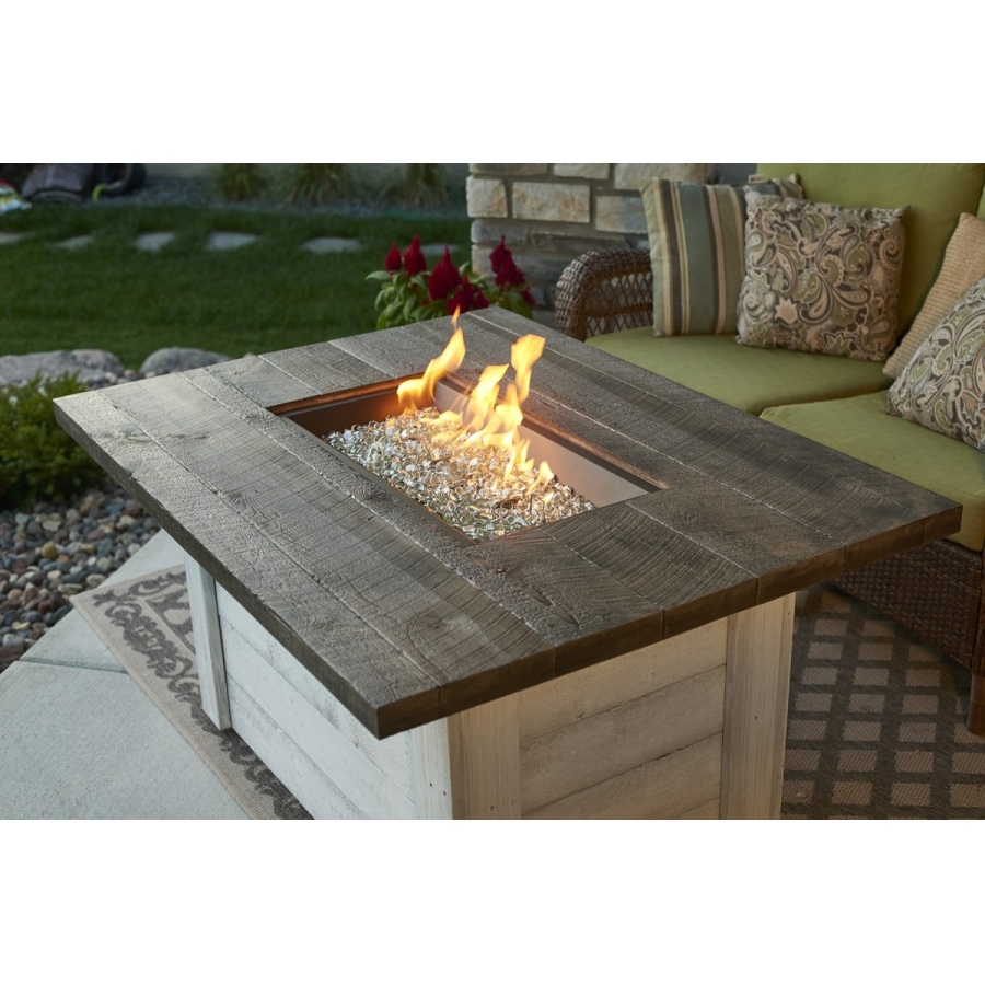 Alcott Rectangular Gas Fire Pit Table