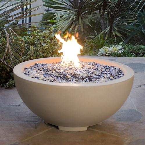 American Fyre Designs 32-Inch Propane Gas Fire Bowl - Smoke