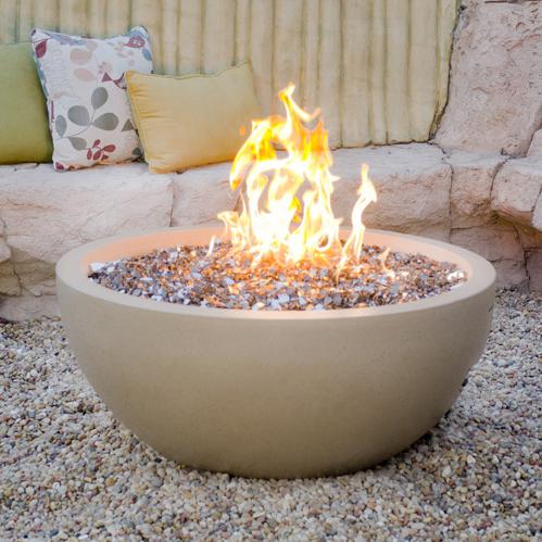 American Fyre Designs 36-Inch Propane Gas Fire Bowl - Smoke