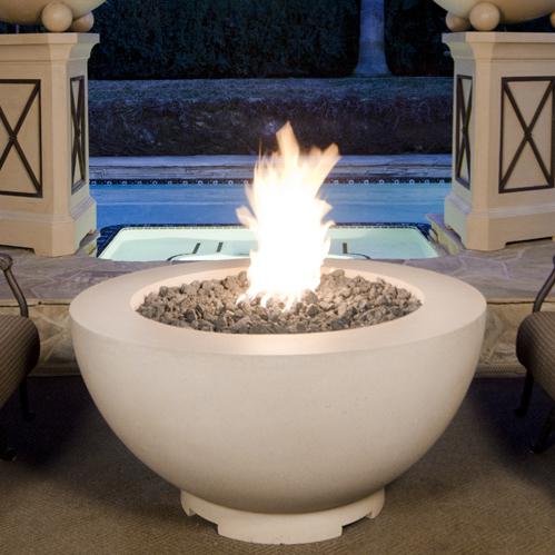 American Fyre Designs 48-Inch Propane Gas Fire Bowl - Smoke