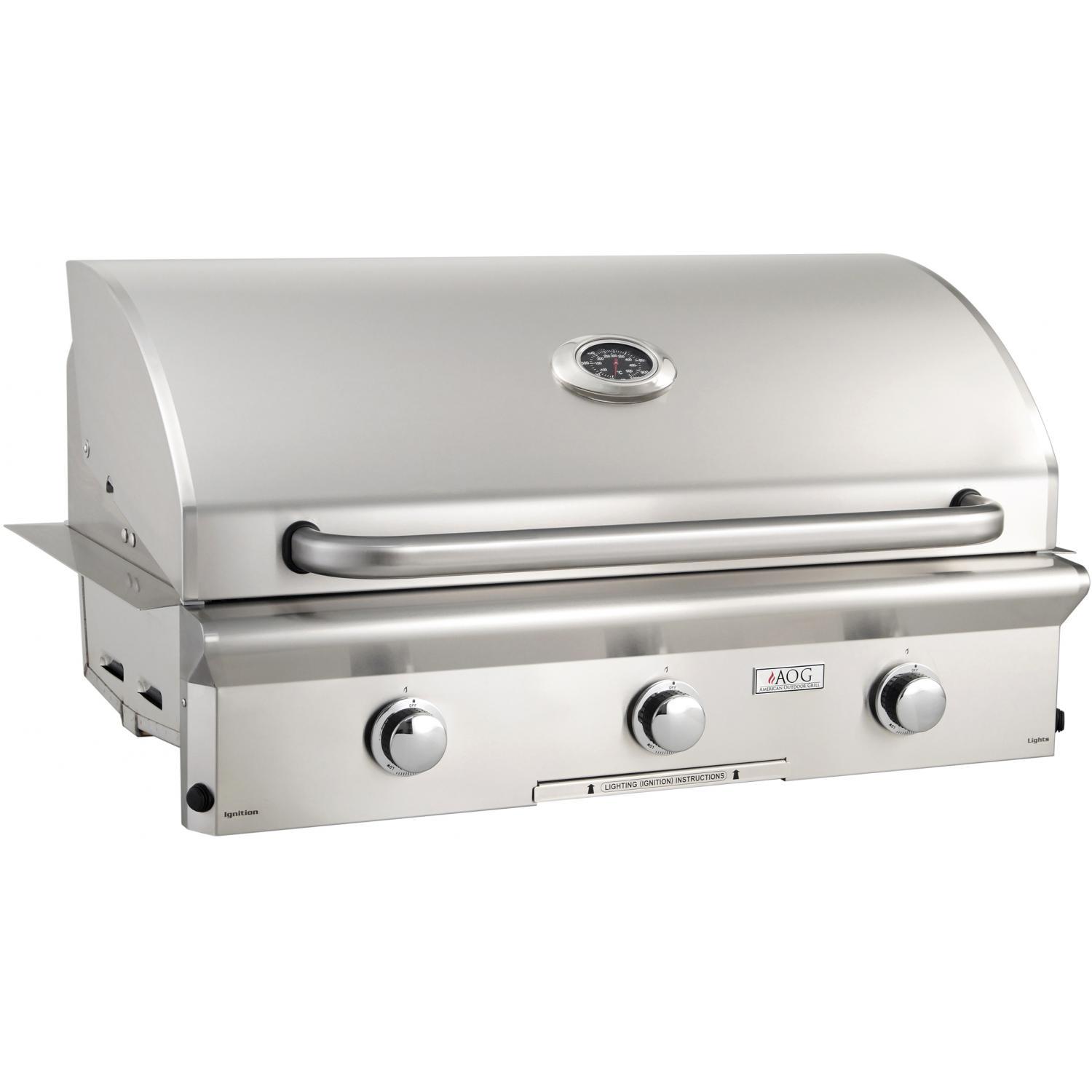 American Outdoor Grill L-Series 36-Inch 3-Burner Built-In Propane Gas Grill - 36PBL-00SP