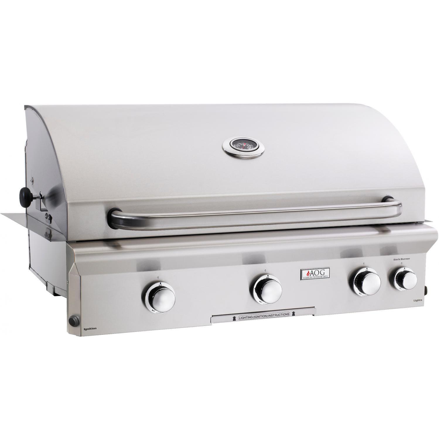 American Outdoor Grill L-Series 36-Inch 3-Burner Built-In Propane Gas Grill With Rotisserie - 36PBL