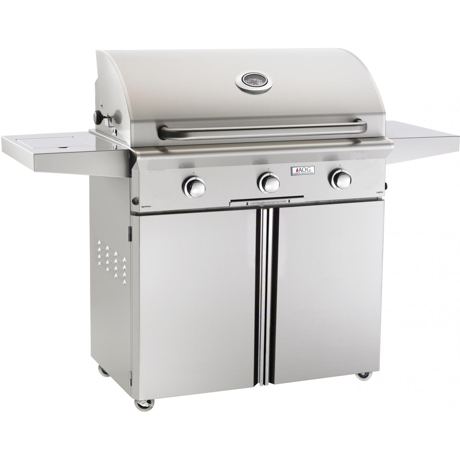 American Outdoor Grill L-Series 36-Inch 3-Burner Freestanding Natural Gas Grill - 36NCL-00SP