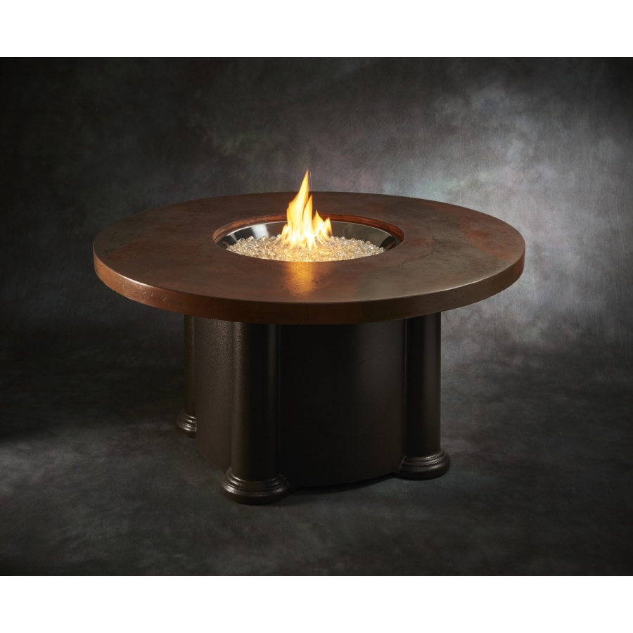 Artisan Colonial Fire Pit Table- chat, dining, pub height