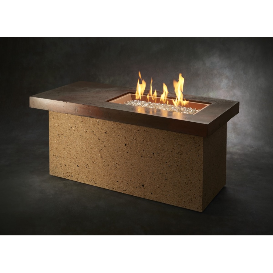 Artisan Linear Gas Fire Pit Table 