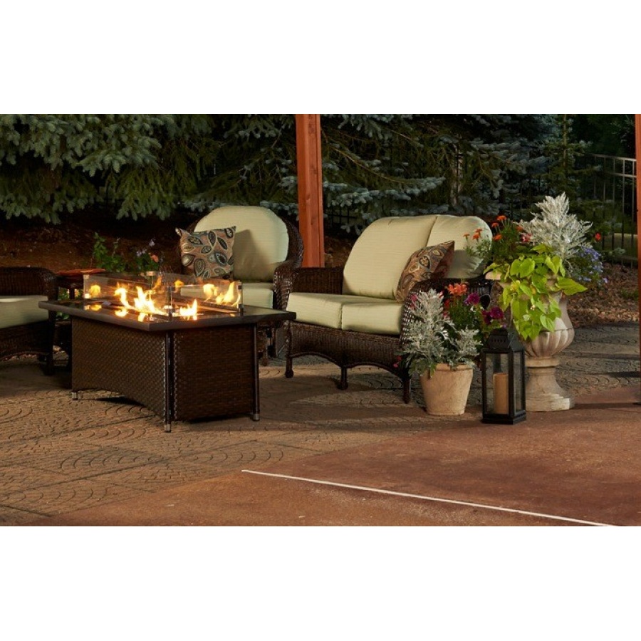 Balsam Montego Linear Gas Fire Pit Table