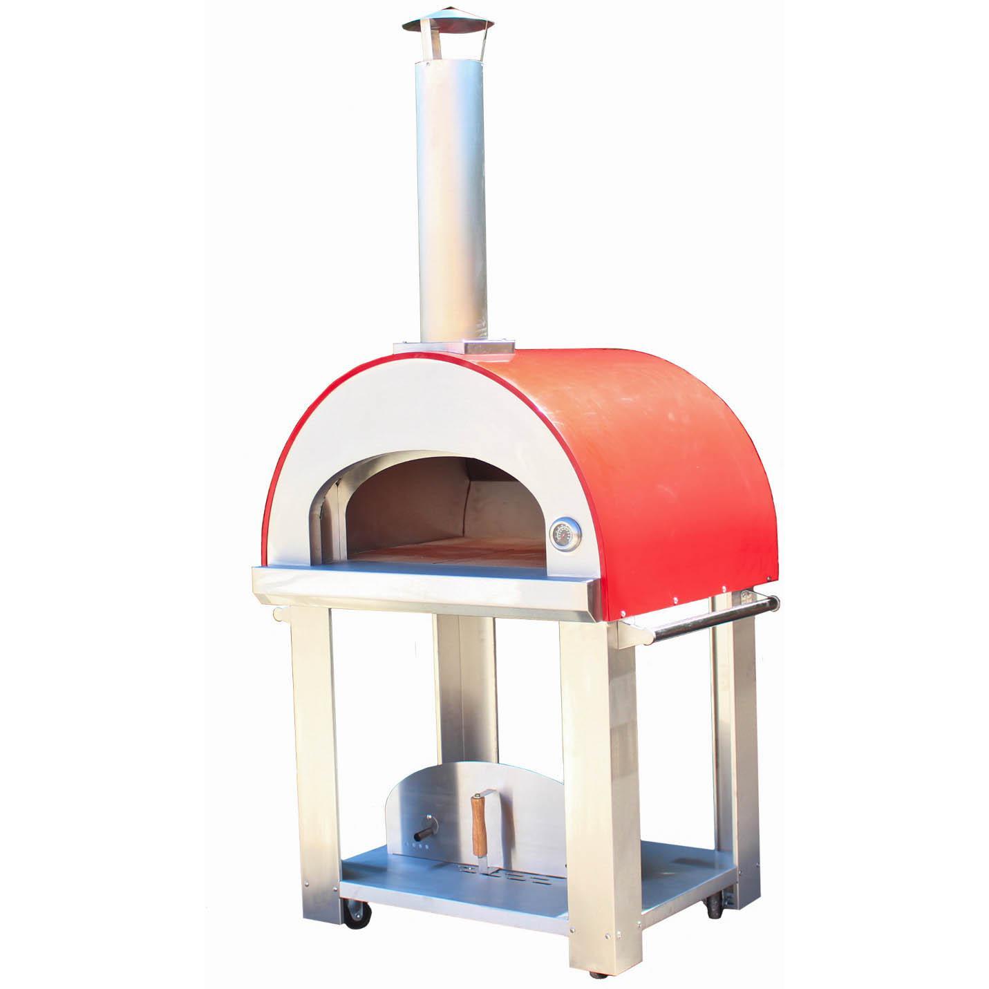 Bella Grande C32 32-Inch Wood Fired Outdoor Pizza Oven On Cart