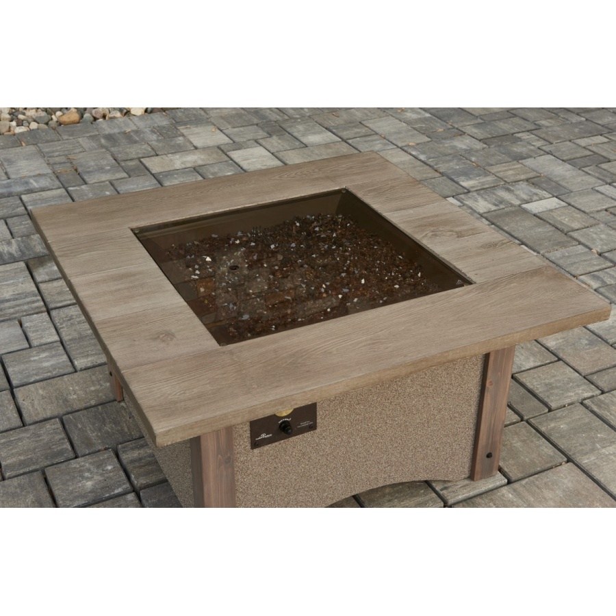 Bronze Glass Burner Cover for 2424 Square Burners