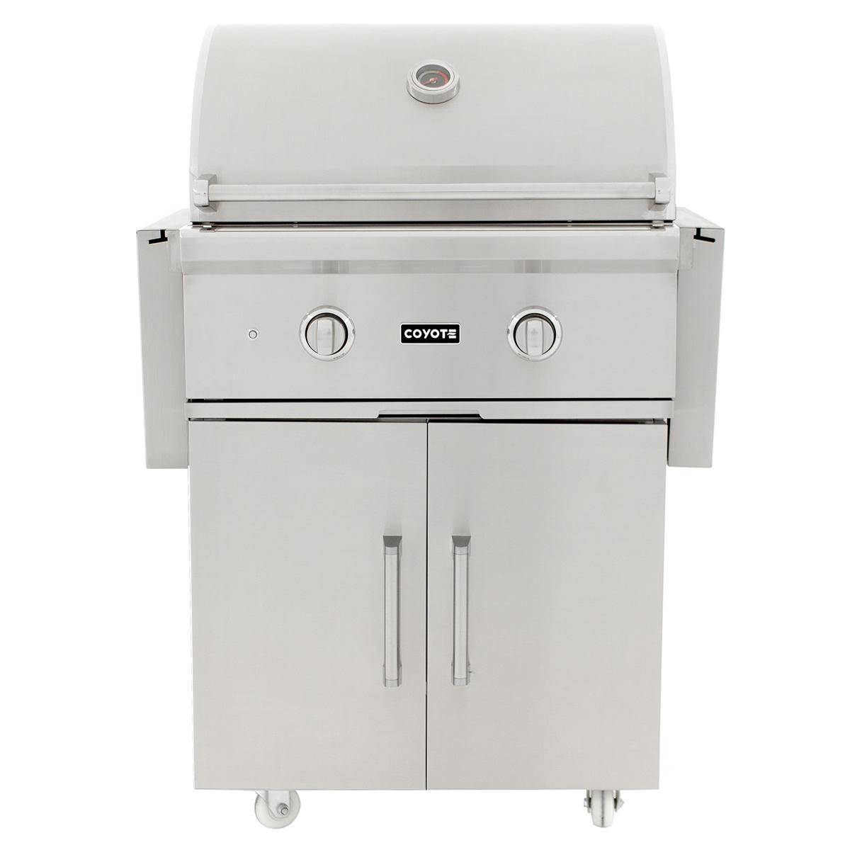 Coyote C-Series 28-Inch 2-Burner Freestanding Propane Gas Grill - C1C28LP-FS