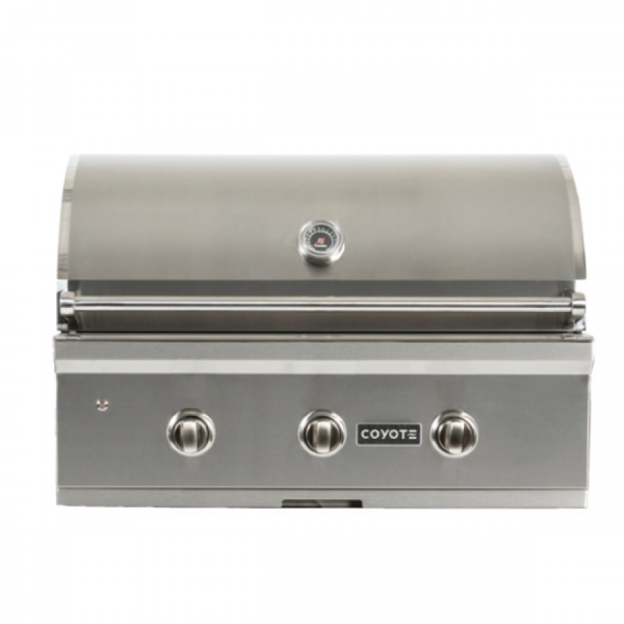 Coyote C-Series 34-Inch 3-Burner Built-In Natural Gas Grill - C2C34NG