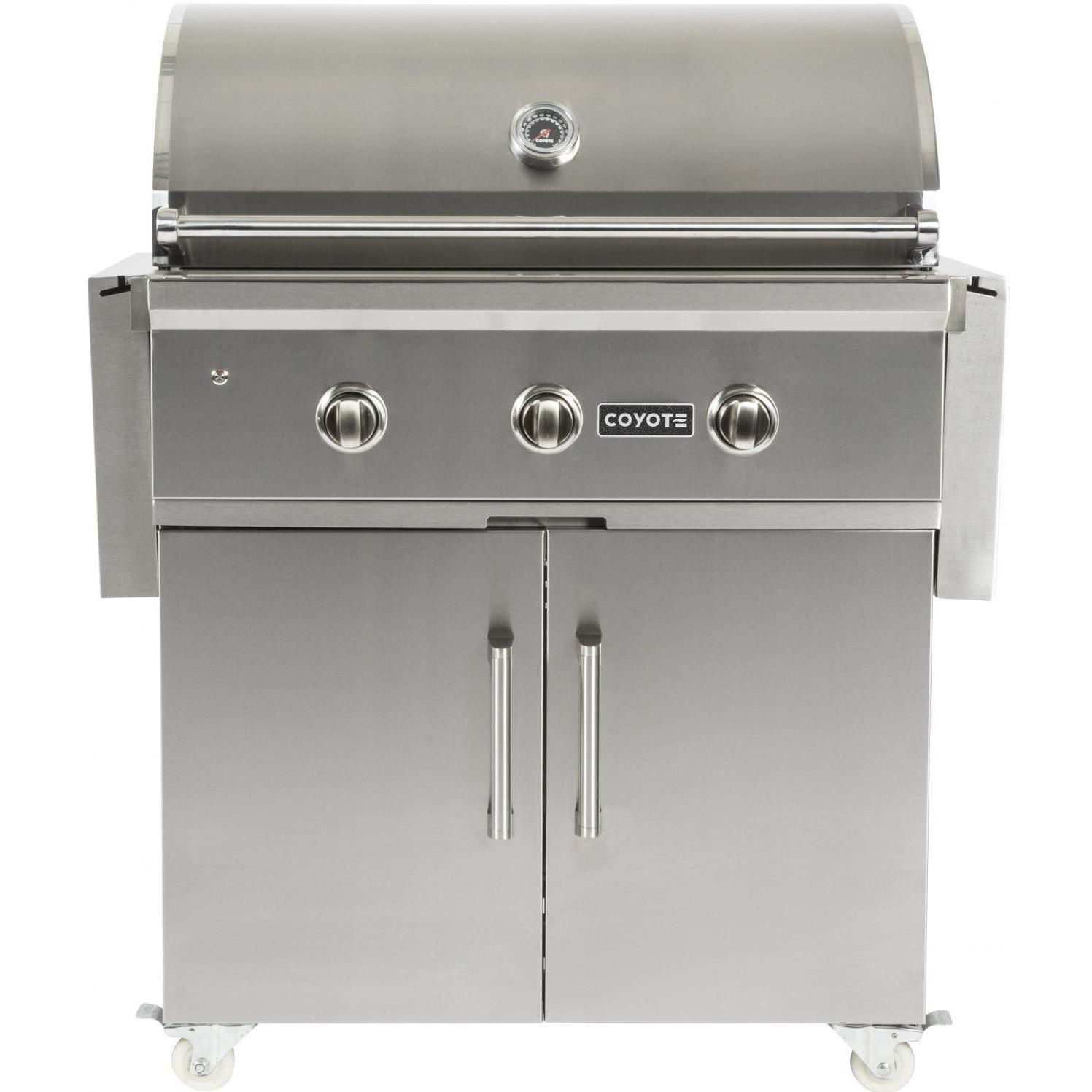 Coyote C-Series 34-Inch 3-Burner Freestanding Propane Gas Grill