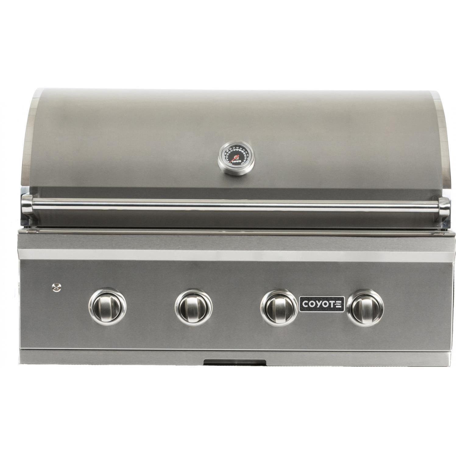 Coyote C-Series 36-Inch 4-Burner Built-In Propane Gas Grill - C2C36LP