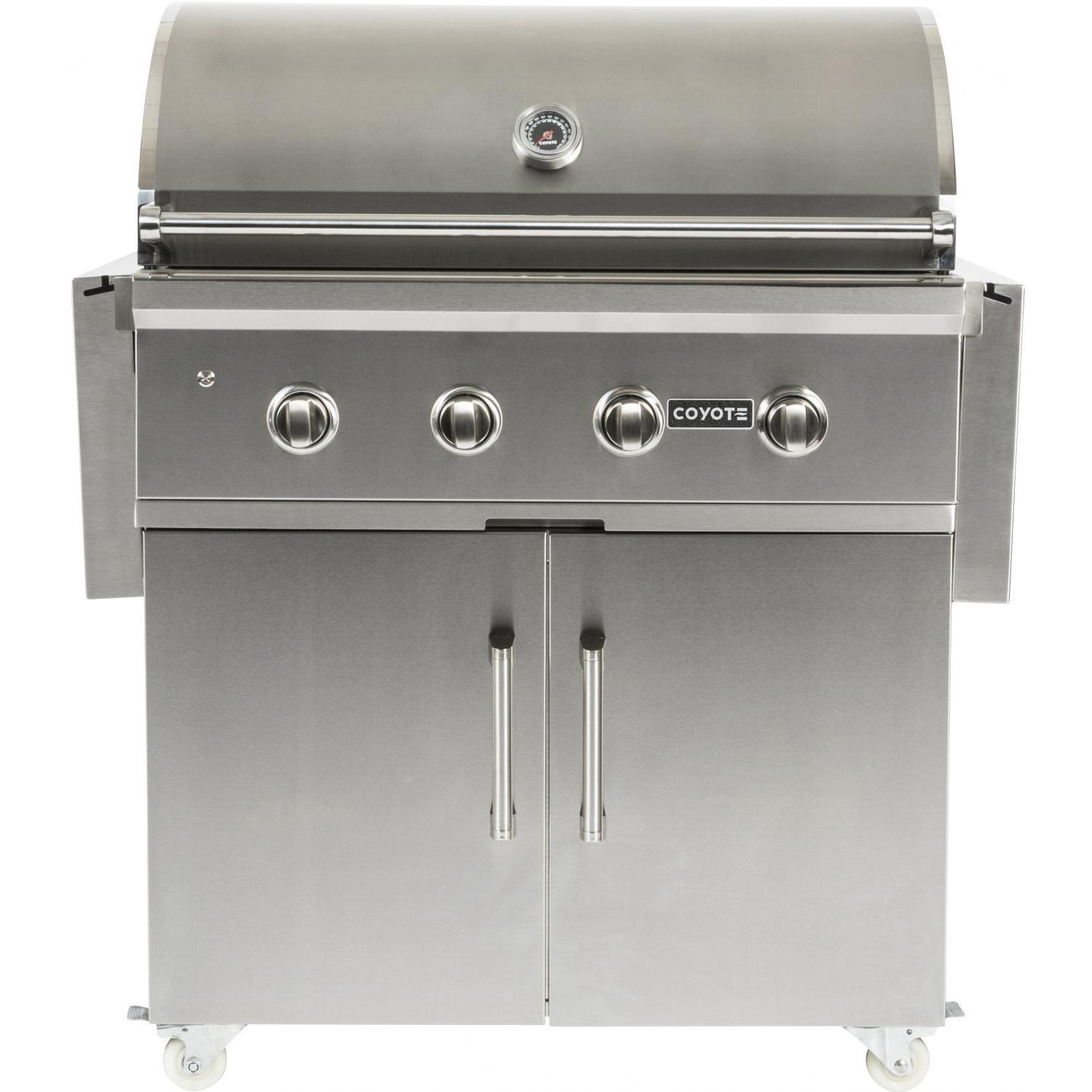 Coyote C-Series 36-Inch 4-Burner Freestanding Natural Gas Grill