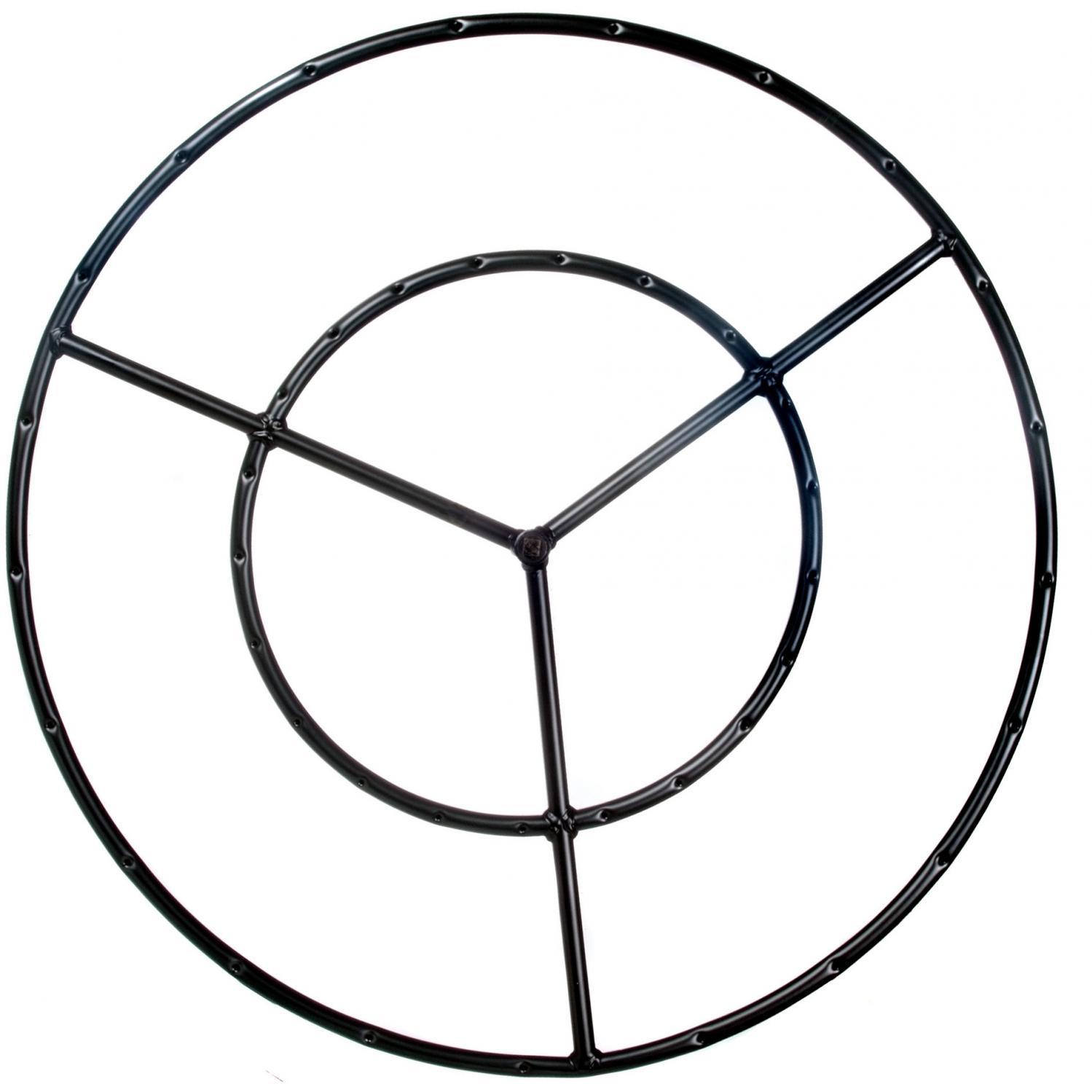 Dagan Industries 30-Inch Round Double Natural Gas Fire Pit Ring Burner