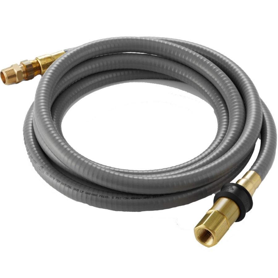 DCS 12 Foot Quick Disconnect Natural Gas Hose for DCS Gas Grills 