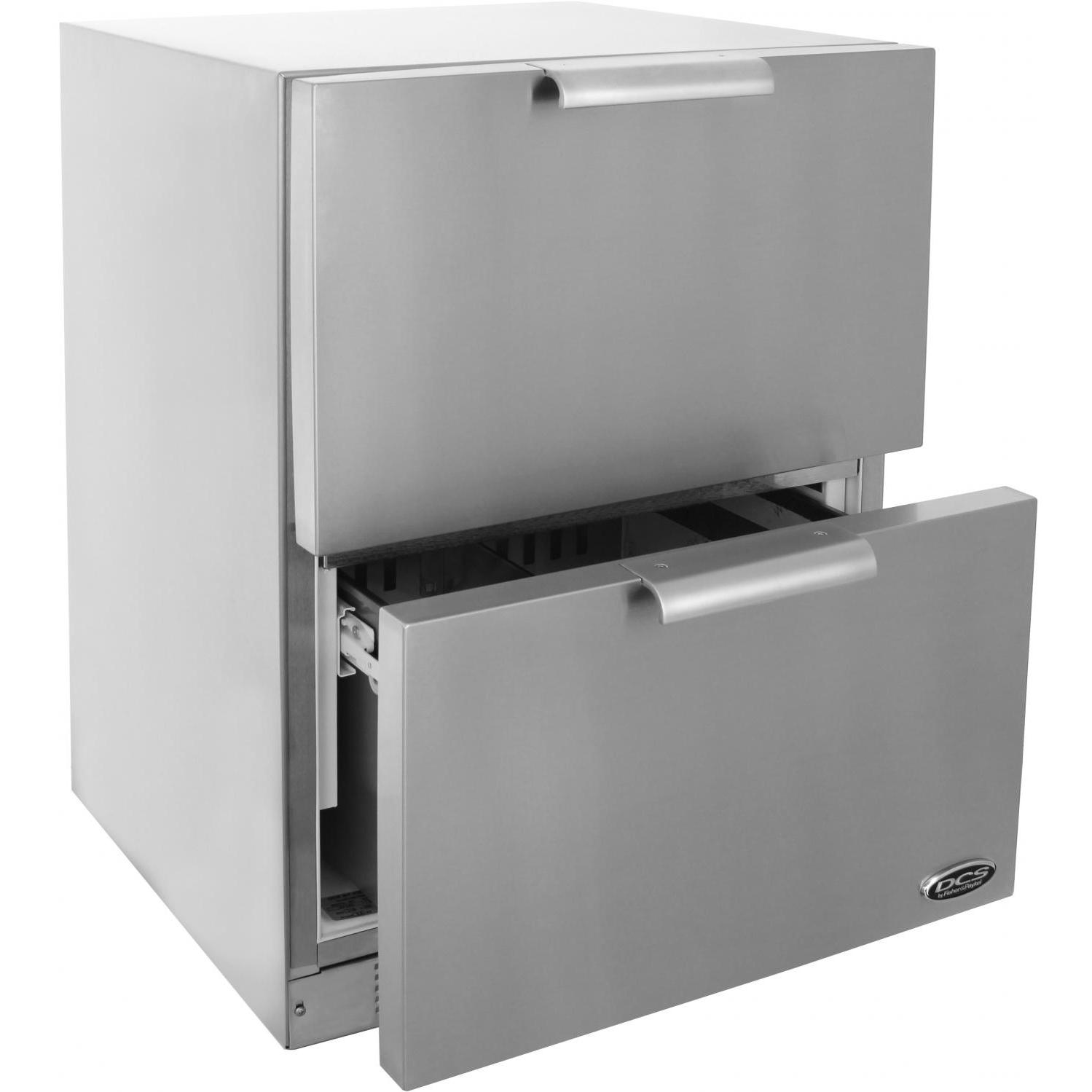 DCS 24-Inch 5.6 Cu. Ft. Outdoor Rated Refrigerator Drawers - RF24DE3