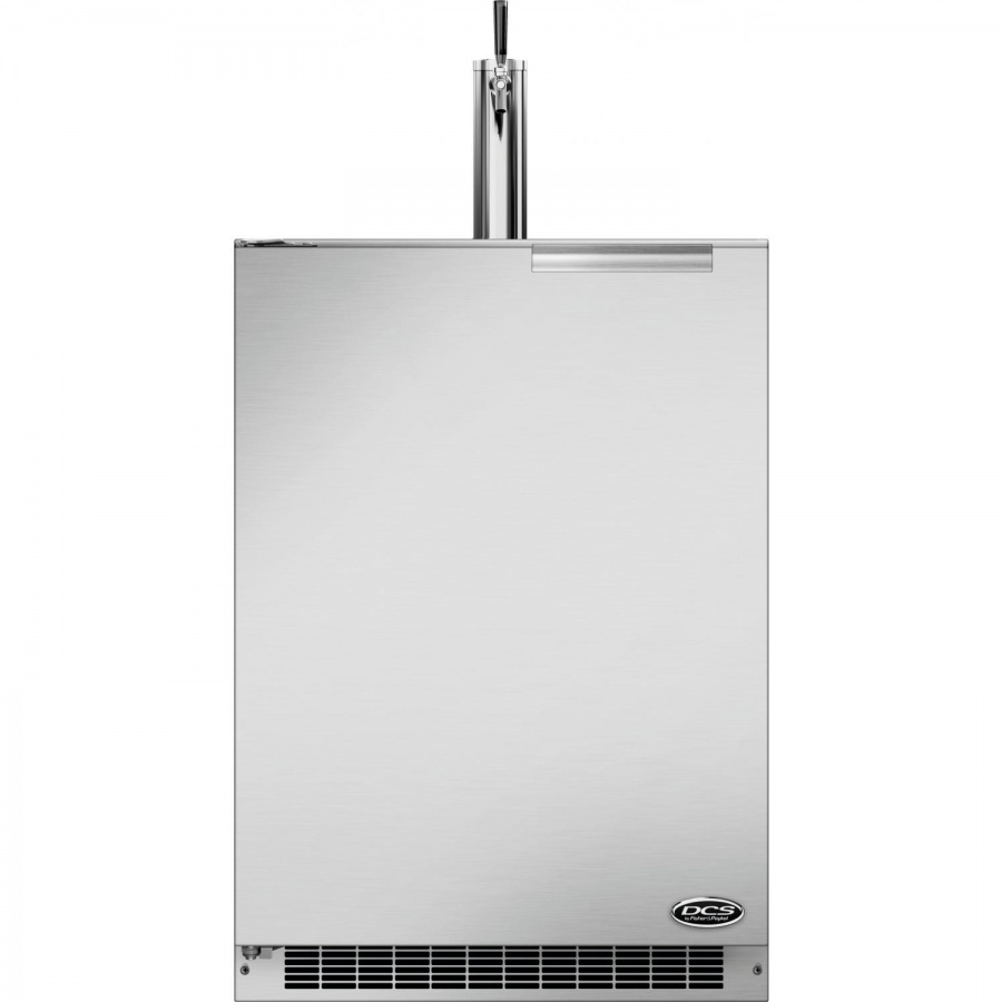 DCS 24-Inch 5.7 Cu. Ft. Left Hinge Outdoor Rated Single Tap Beer Dispenser / Kegerator - RF24TL1