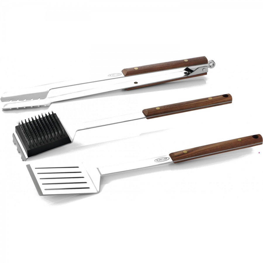 DCS 3-Piece Cook & Clean Grilling Tool Set - ATS-CKCL3