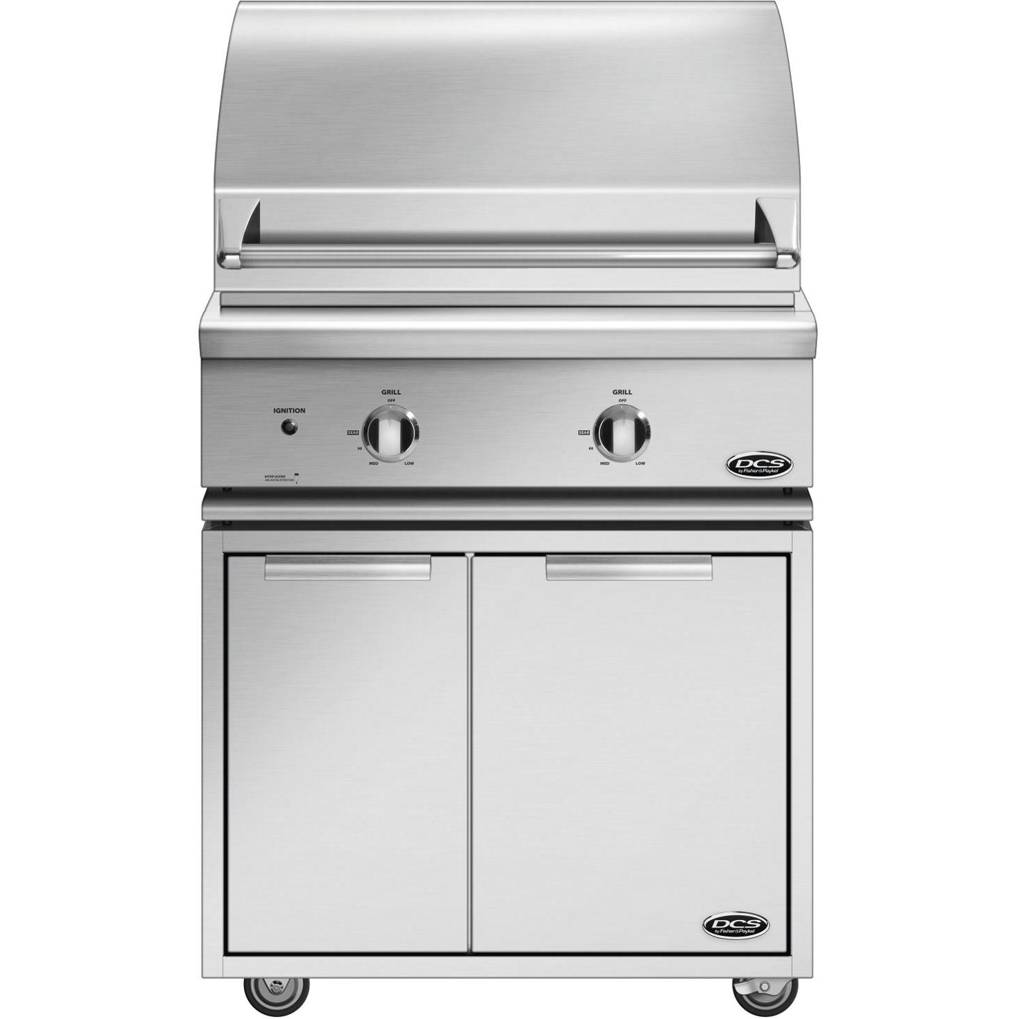 DCS Professional 30-Inch Freestanding Propane Gas Grill On DCS CAD Cart - BGC30-BQ-L