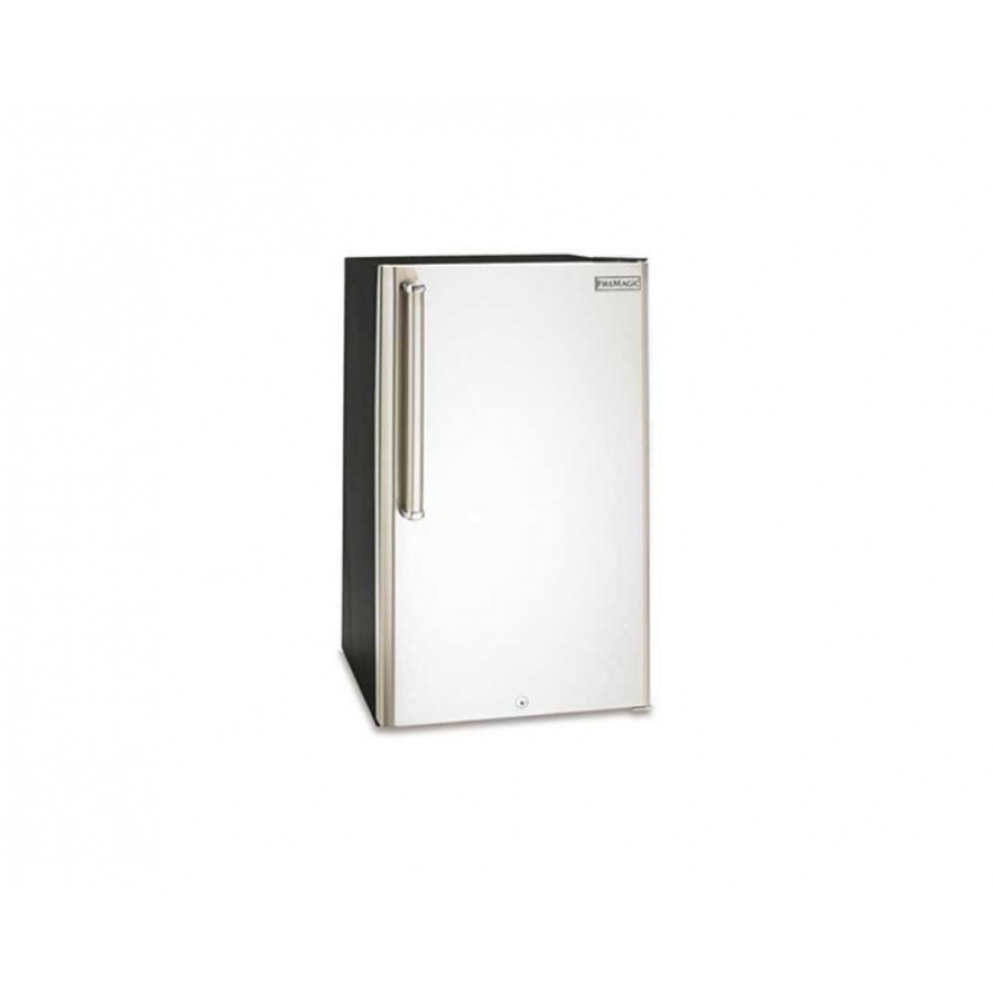 Fire Magic 20-Inch 4.2 Cu. Ft. Echelon Black Diamond Left Hinge Compact Refrigerator - Black - 3590H-DL