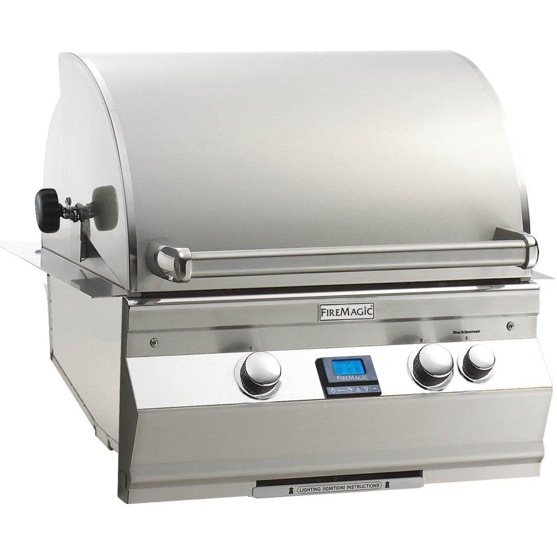 Fire Magic Aurora A530i 24-Inch Built-In Propane Gas Grill With Rotisserie - A530i-6E1P