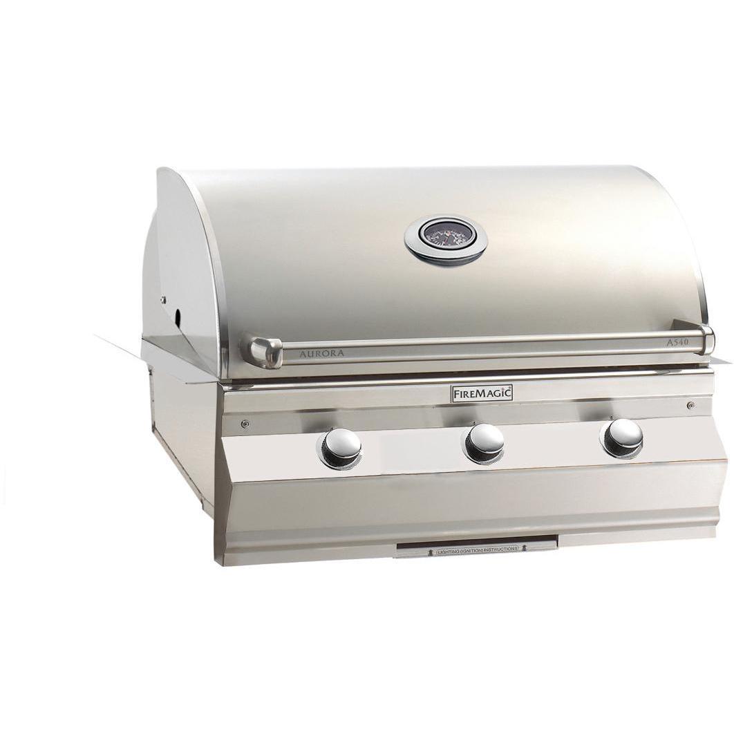 Fire Magic Aurora A540i 30-Inch Built-In Propane Gas Grill With Analog Thermometer - A540i-5EAP