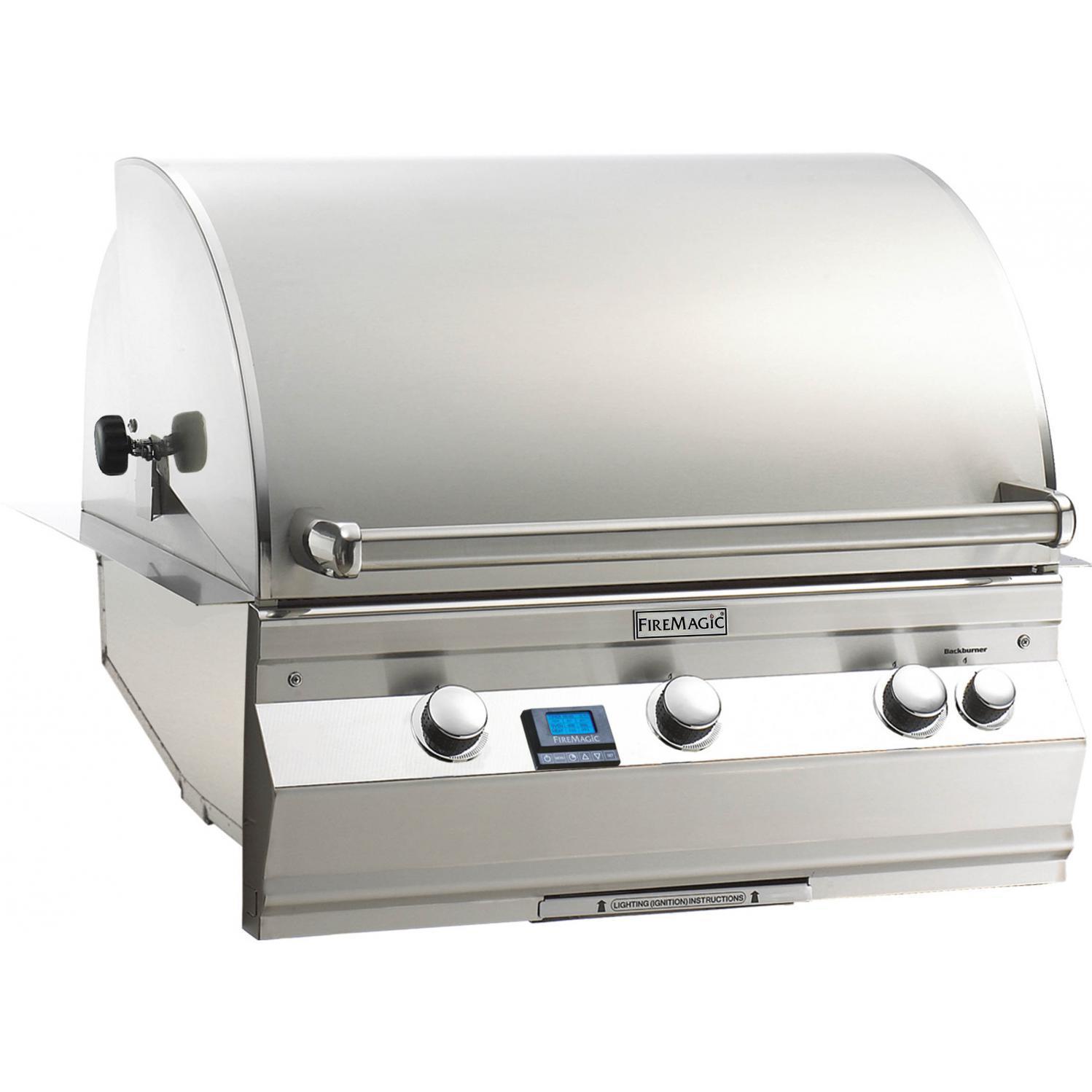 Fire Magic Aurora A660i 30-Inch Built-In Natural Gas Grill With Rotisserie - A660i-6E1N
