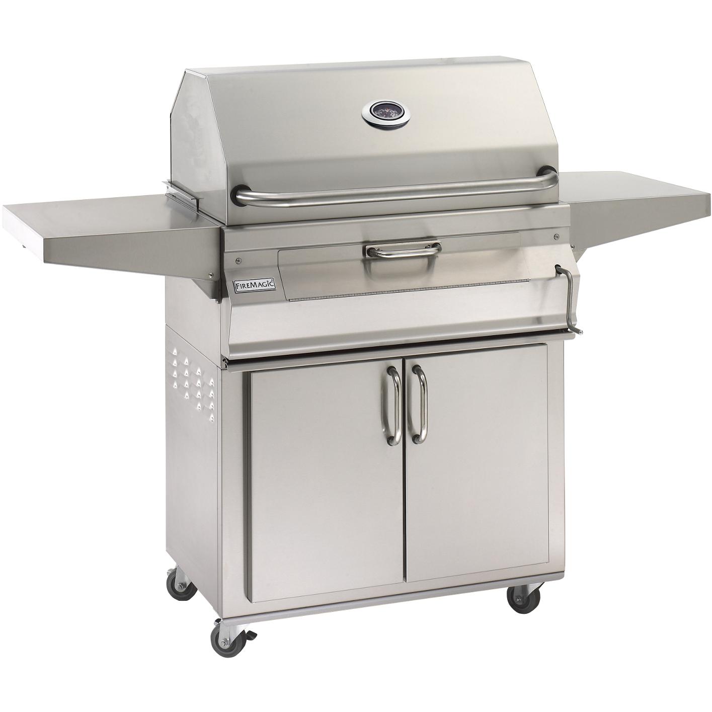Fire Magic Charcoal Grills 30 Inch Legacy On Portable Cart