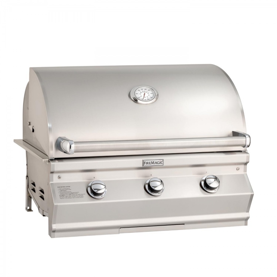 Fire Magic Choice Multi-User 30-Inch Built-In Natural Gas Grill With Analog Thermometer - CM540I-RT1N