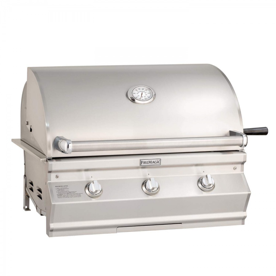 Fire Magic Choice Multi-User Accessible 30-Inch Built-In Natural Gas Grill With Analog Thermometer - CMA540I-RT1N