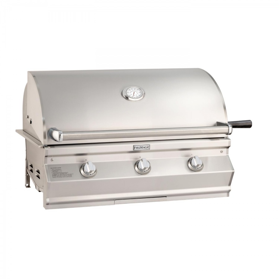 Fire Magic Choice Multi-User Accessible 36-Inch Built-In Natural Gas Grill With Analog Thermometer - CMA650I-RT1N