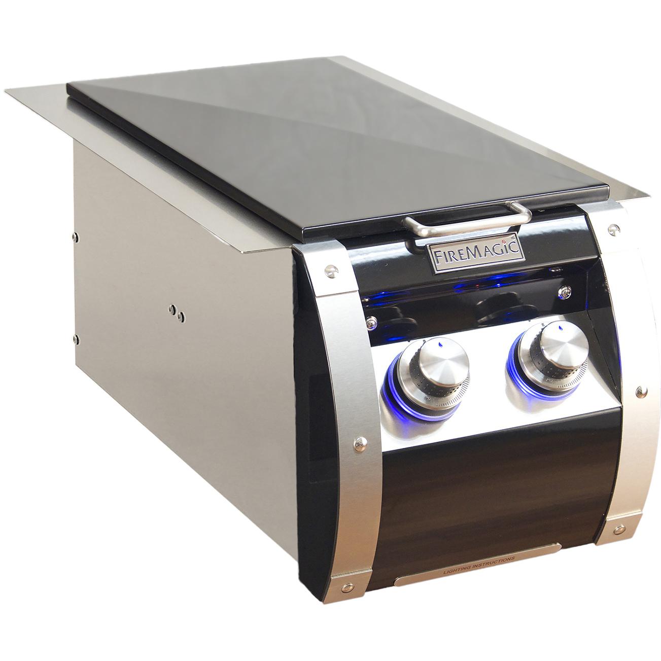 Fire Magic Echelon Black Diamond Natural Gas Built-In Double Side Burner - 32814H