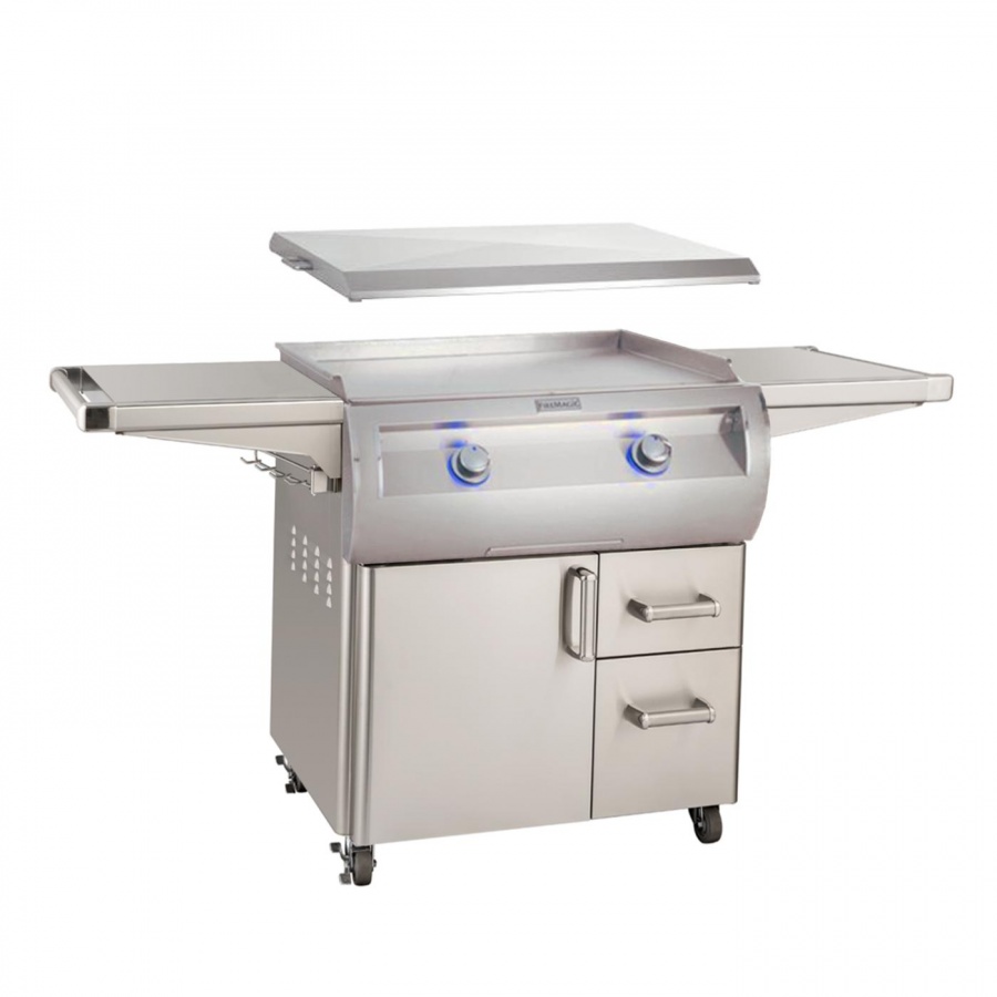 Fire Magic Echelon Diamond 30-Inch Natural Gas Griddle With Stainless Steel Cover - E660S-0T4N-61