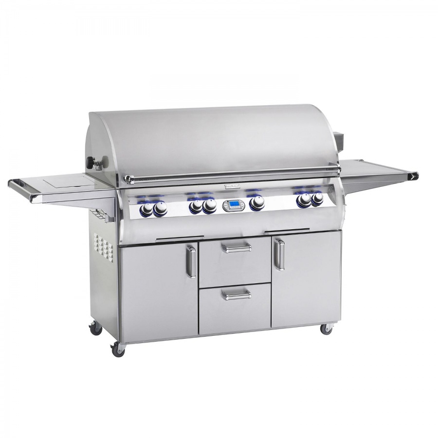 Fire Magic Echelon Diamond 48-Inch Propane Gas Grill W/ Side Burner, One Infrared Burner, Rotisserie, & Digital Thermometer - E1060S-8L1P-62