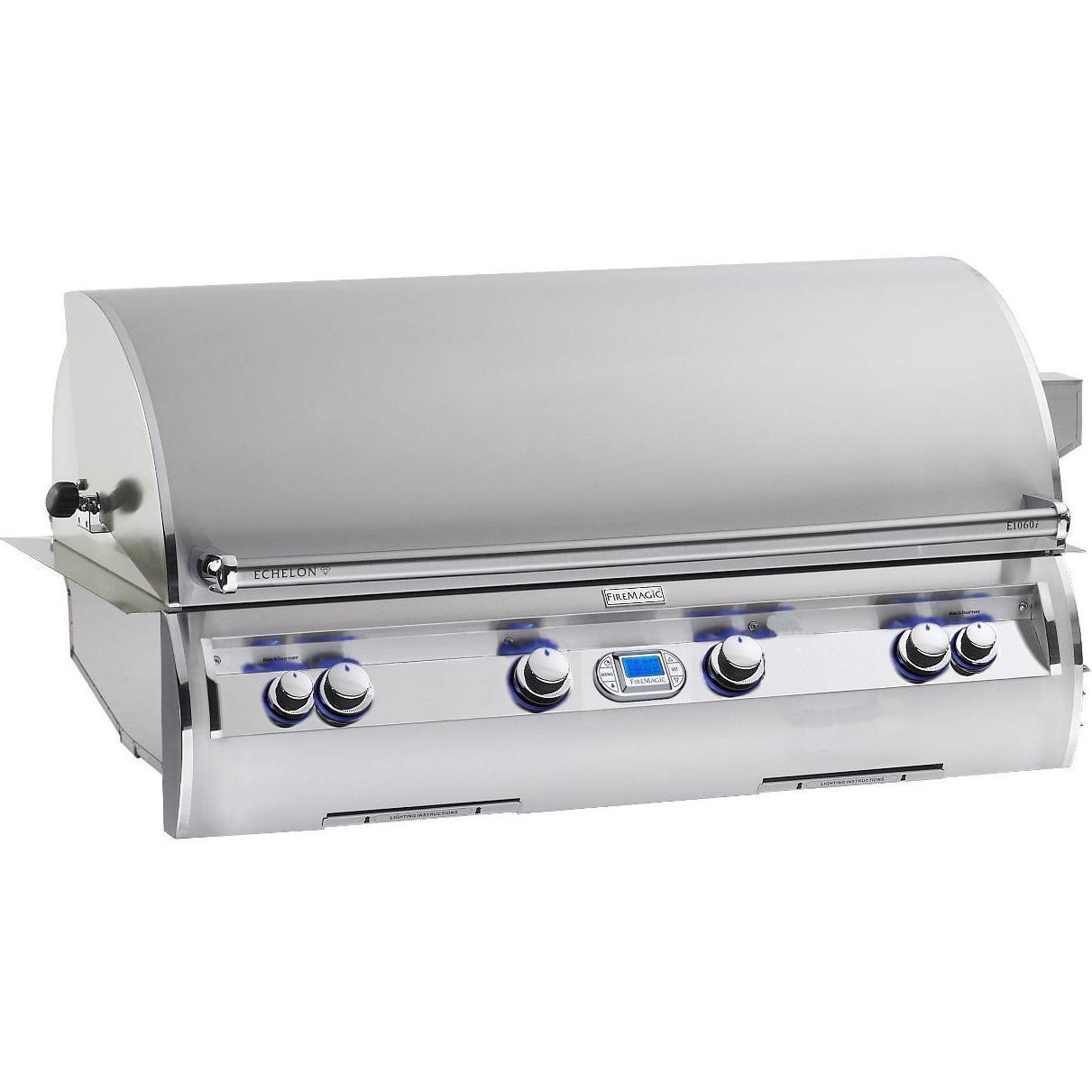 Fire Magic Echelon Diamond E1060i 48-Inch Natural Gas Built-In Grill With One Infrared Burner - E1060i-4L1N