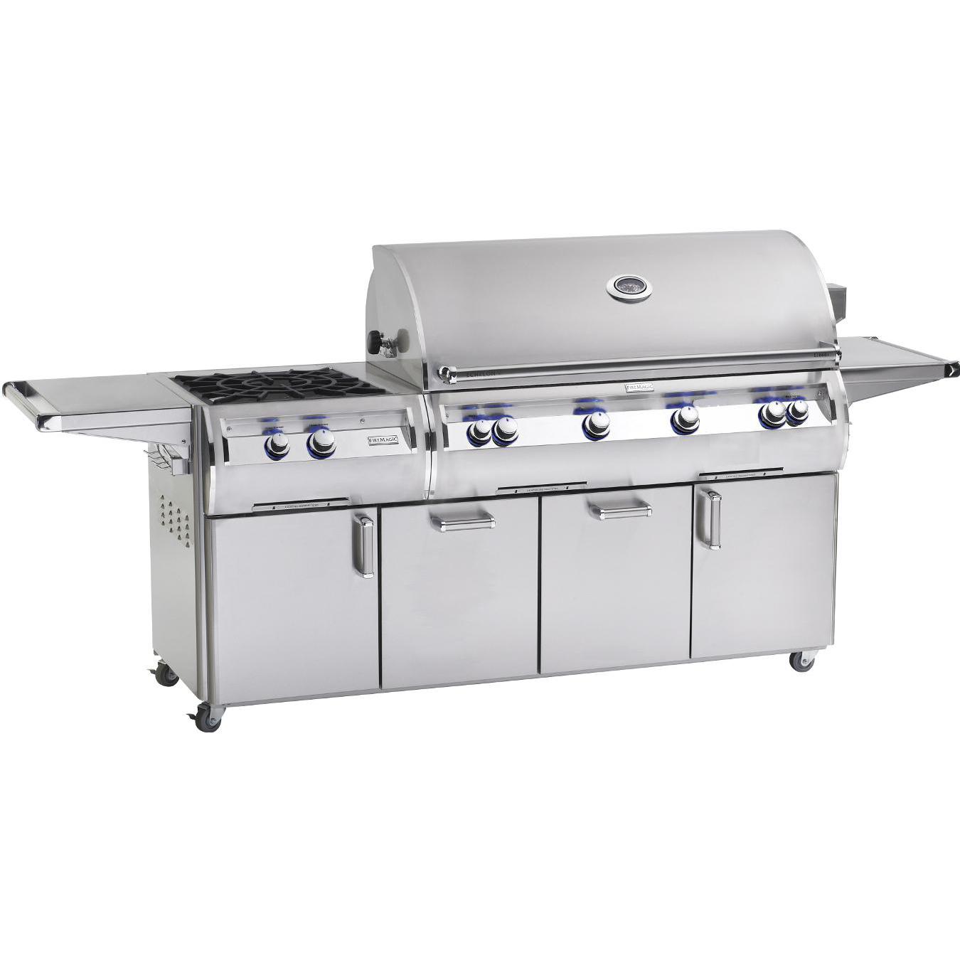 Fire Magic Echelon Diamond E1060s 48-Inch Freestanding Natural Gas Grill W/ Analog Thermometer And Power Burner - E1060s-4EAN-51