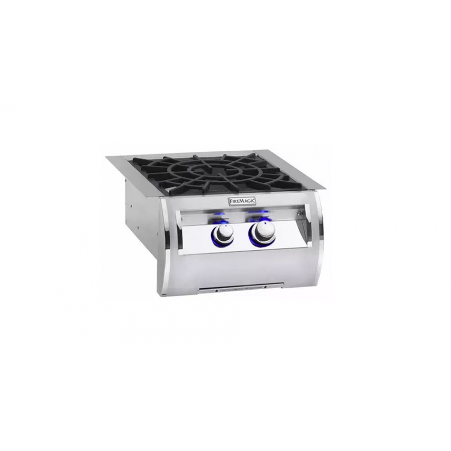 Fire Magic Echelon Diamond Propane Gas Built-In Power Burner With Porcelain Cast Grid - 19-4B2P-0