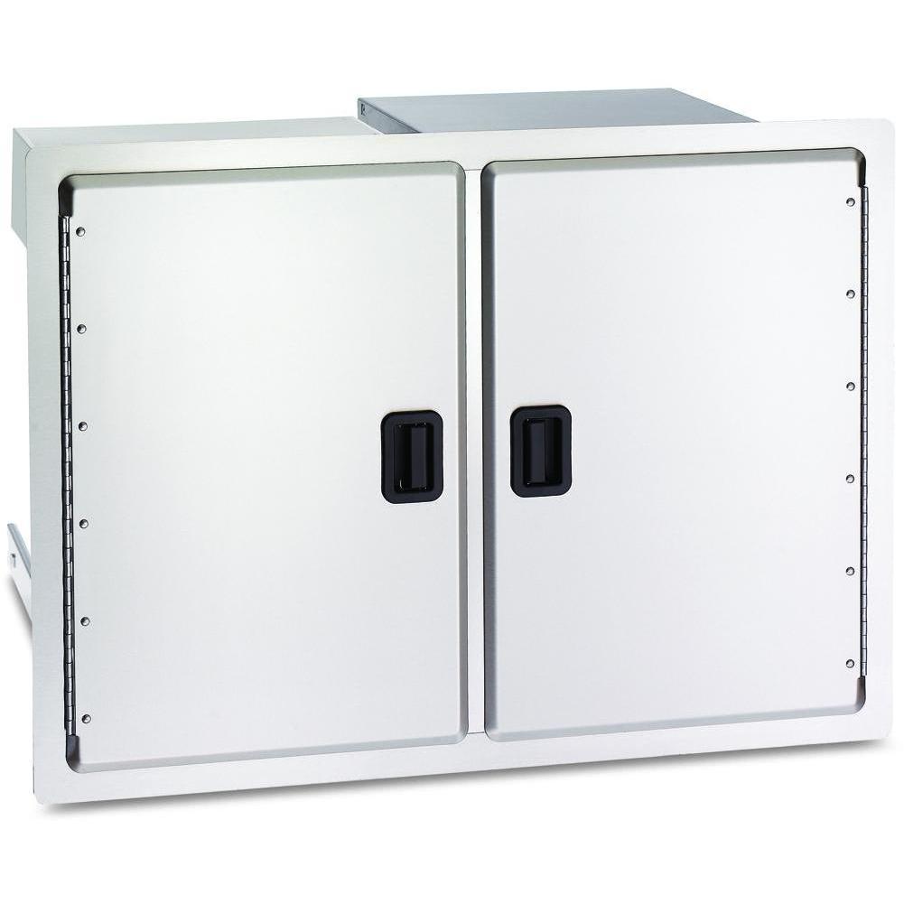 Fire Magic Legacy 30-Inch Stainless Double Access Door With Drawers And Trash Bin Storage - 23930S-12