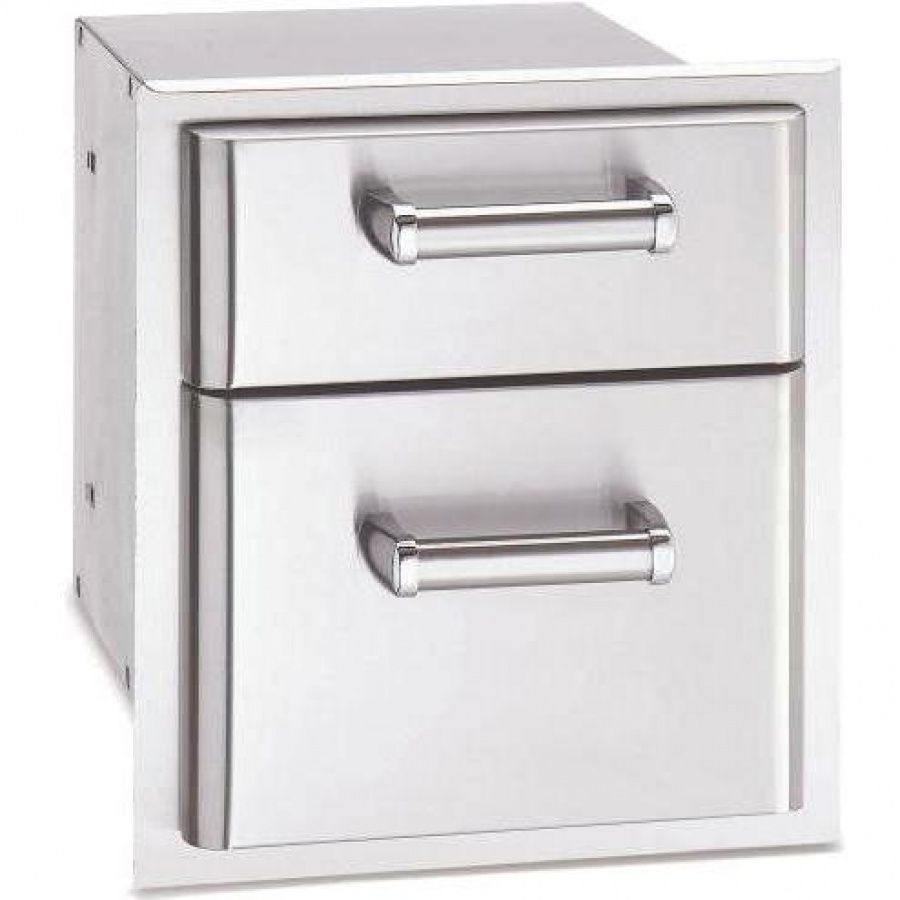 Fire Magic Premium 14-Inch Double Access Drawer - 43802