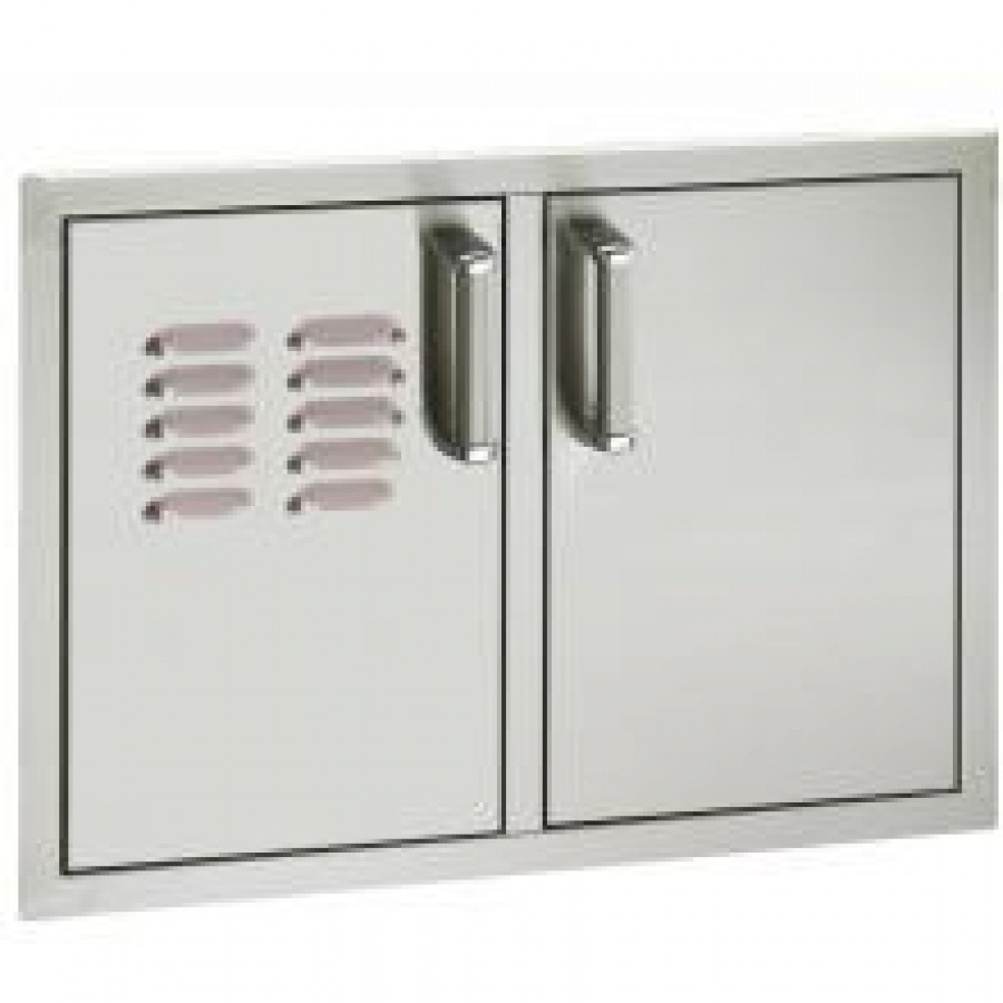 Fire Magic Premium 30-Inch Louvered Double Access Doors - 53930S-1