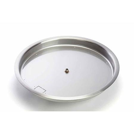 HPC 37-Inch Round Bowl Type Stainless Steel High Capacity Fire Pit Pan