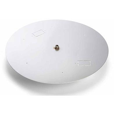 HPC 42-Inch Round Flat Stainless Steel High Capacity Fire Pit Pan