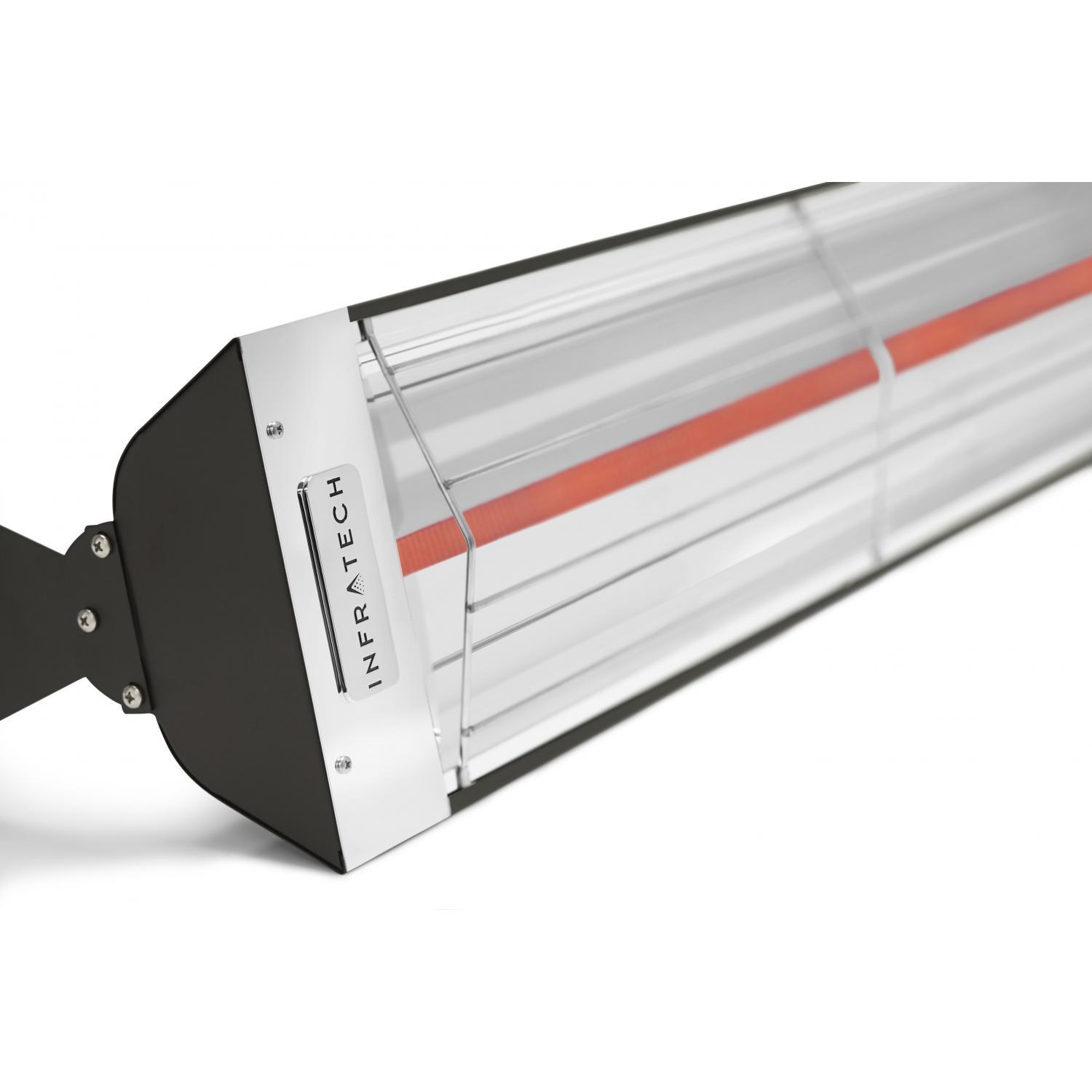 Infratech W-Series 39-Inch 2000W Single Element Electric Infrared Patio Heater - 240V - Black - W2024SS-BLK