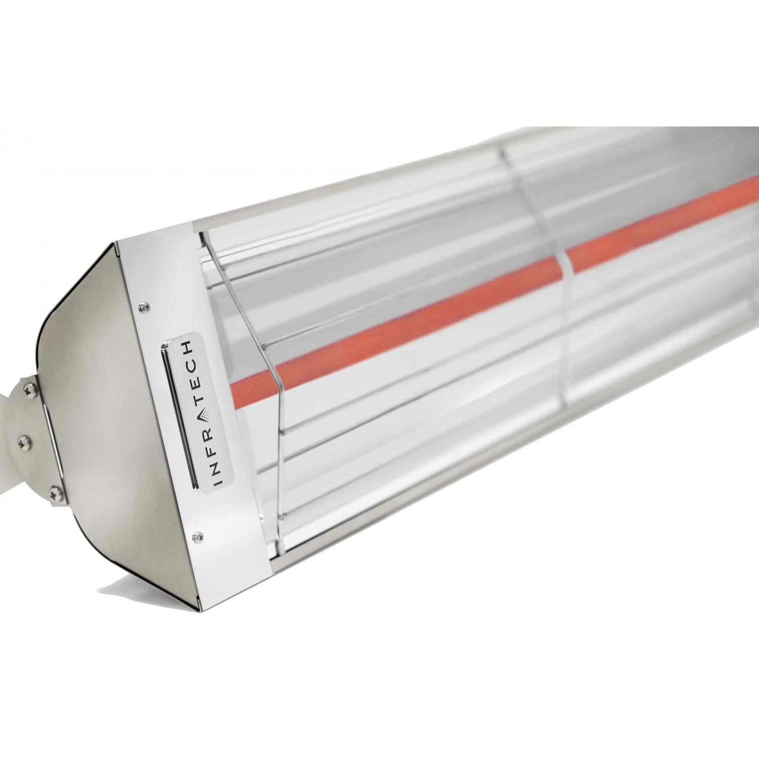 Infratech W-Series 39-Inch 2500W Single Element Electric Infrared Patio Heater - 240V - Stainless Steel - W2524SS