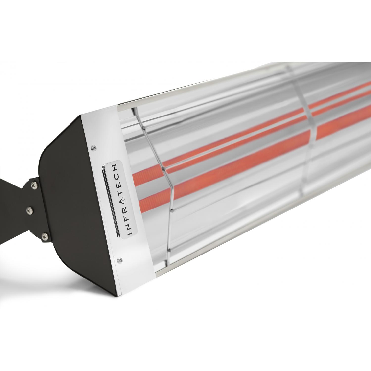 Infratech WD-Series 39-Inch 4000W Dual Element Electric Infrared Patio Heater - 240V - Black - WD4024SS-BLK
