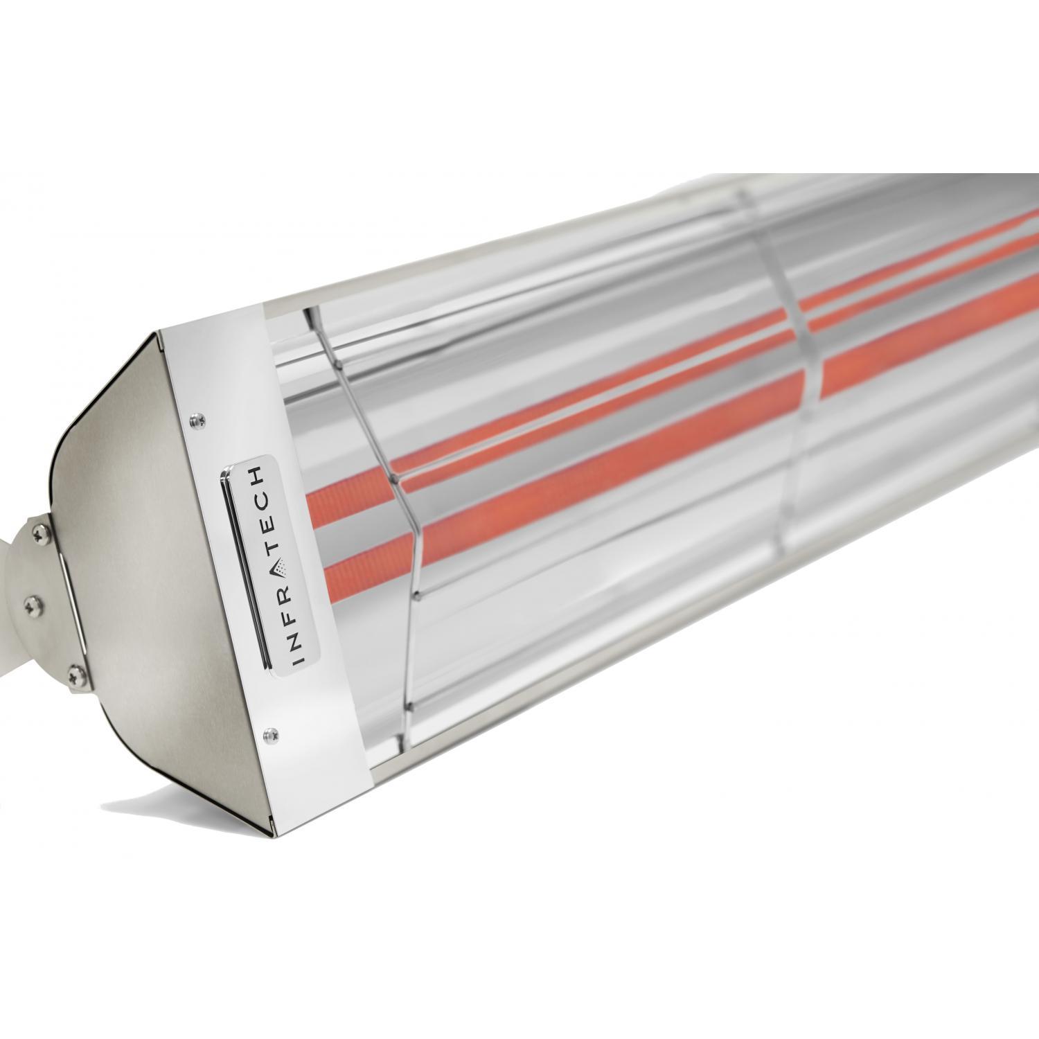 Infratech WD-Series 39-Inch 5000W Dual Element Electric Infrared Patio Heater - 240V - Stainless Steel - WD5024SS