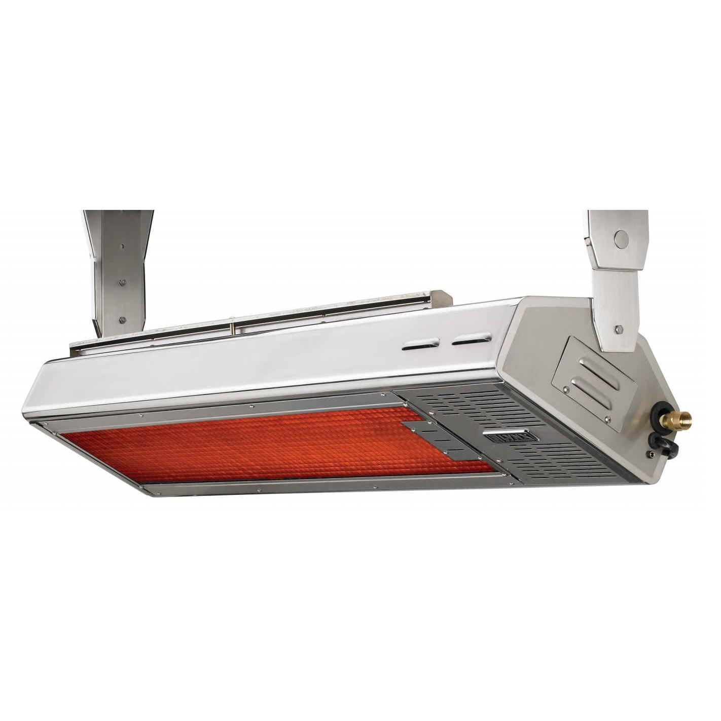 Lynx 48-Inch 35,000 BTU Natural Gas Infrared Patio Heater With Remote And Wall Mount Switch - Stainless Steel - LHEM48-NG