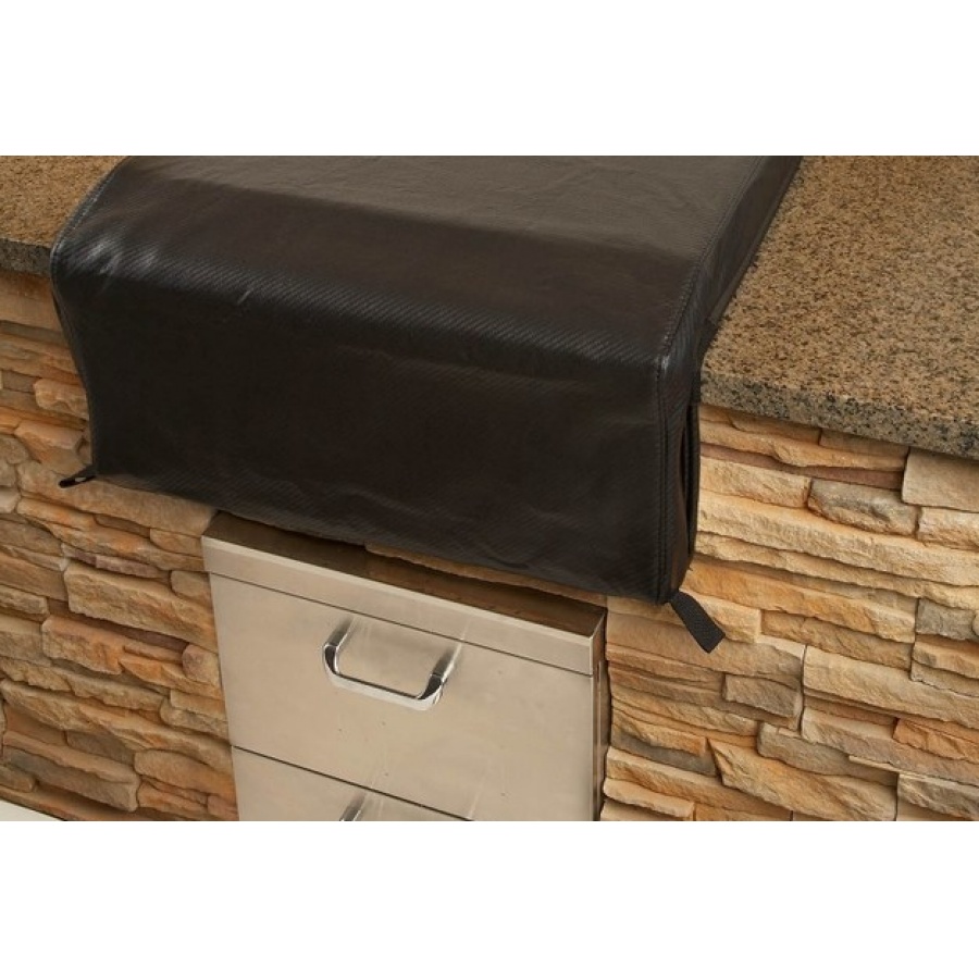 Lynx Carbon Fiber Vinyl Cover For Built-In Single Side Burner