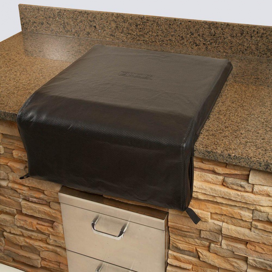Lynx Professional 18-inch Sink Cover - Carbon Fiber Vinyl