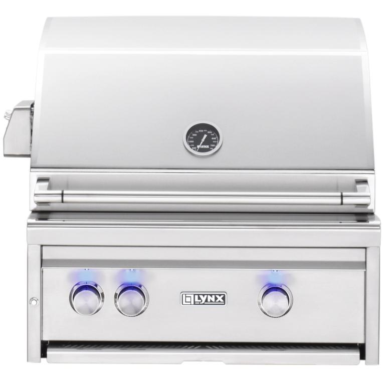 Lynx Professional 27-Inch Built-In Natural Gas Grill With Rotisserie - L27R-3-NG